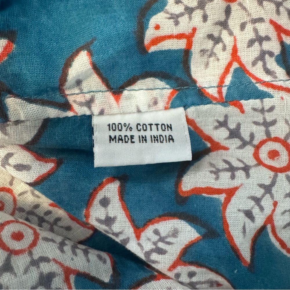 Roberta Roller Rabbit Printed Button Down Roll Ta… - image 7